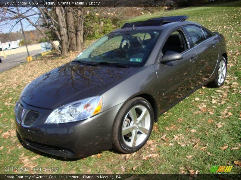 Granite Metallic / Ebony 2007 Pontiac G6 GTP Sedan