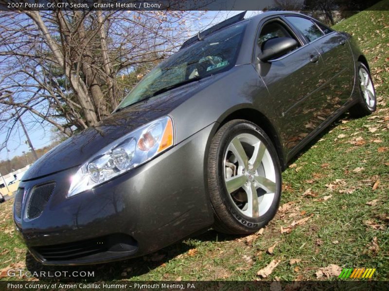 Granite Metallic / Ebony 2007 Pontiac G6 GTP Sedan