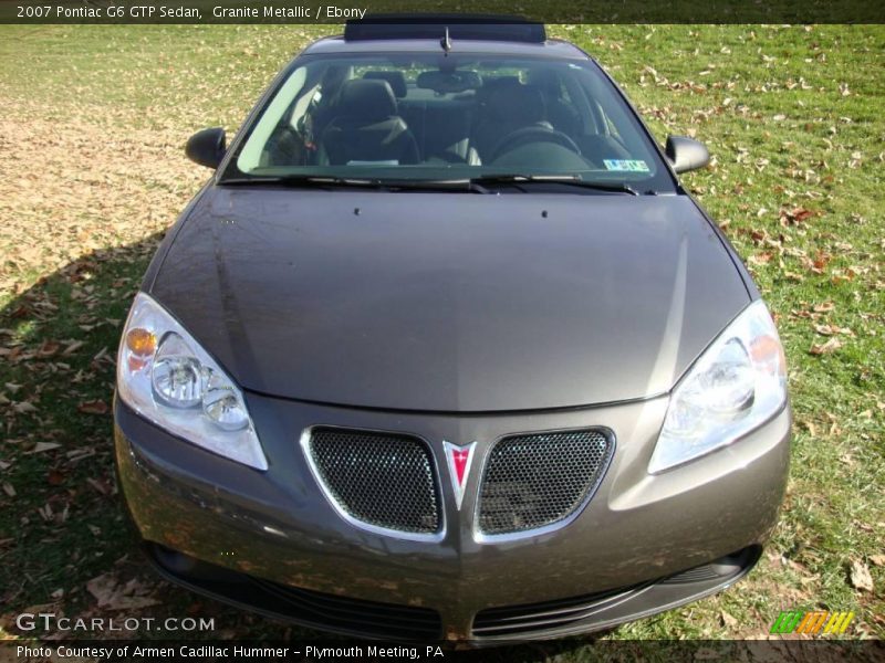 Granite Metallic / Ebony 2007 Pontiac G6 GTP Sedan