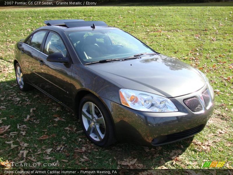 Granite Metallic / Ebony 2007 Pontiac G6 GTP Sedan