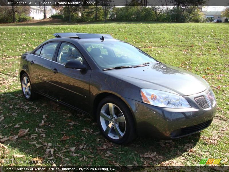 Granite Metallic / Ebony 2007 Pontiac G6 GTP Sedan