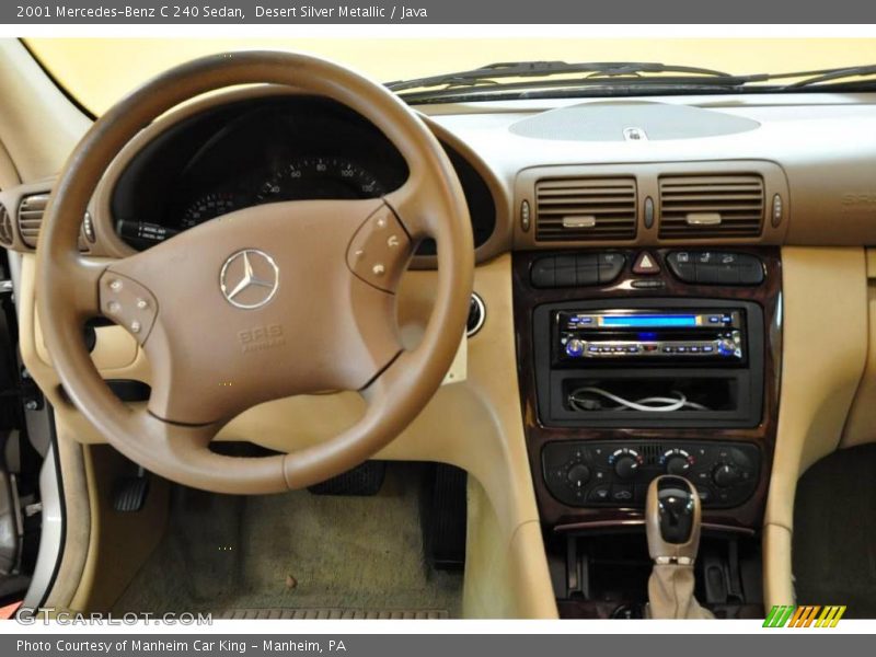 Desert Silver Metallic / Java 2001 Mercedes-Benz C 240 Sedan