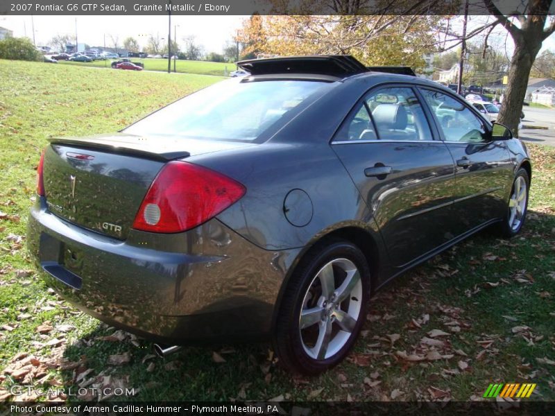 Granite Metallic / Ebony 2007 Pontiac G6 GTP Sedan