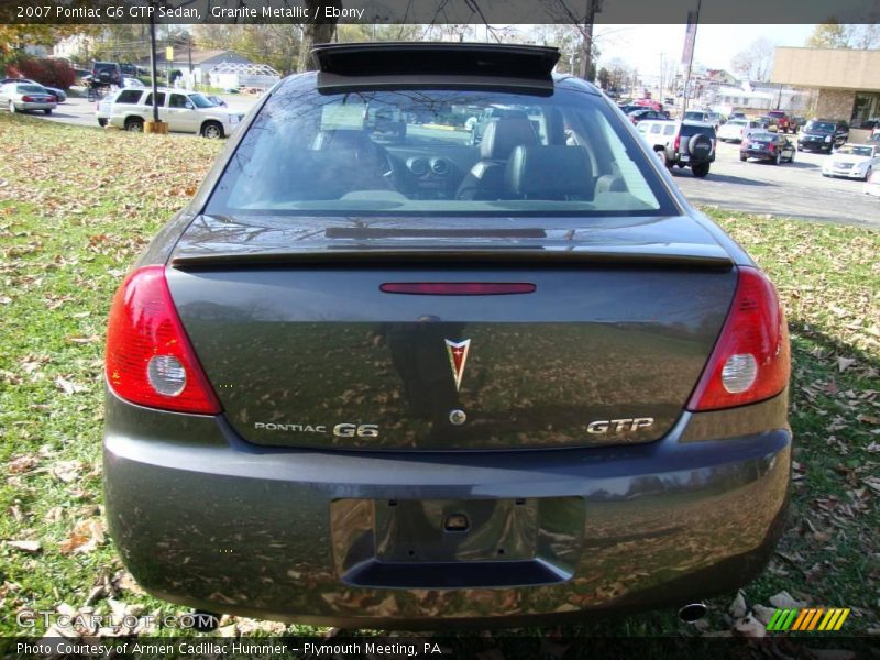 Granite Metallic / Ebony 2007 Pontiac G6 GTP Sedan