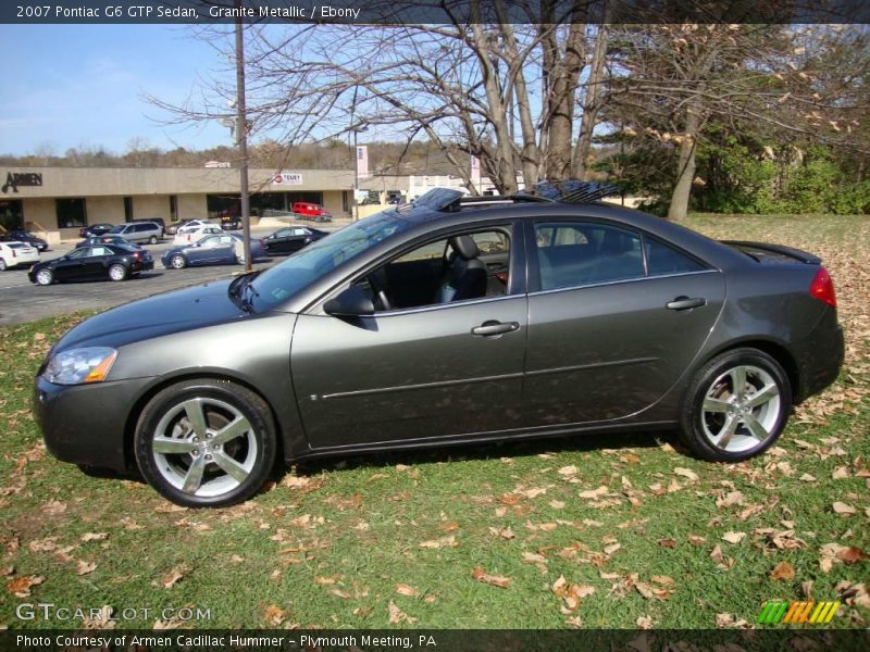 Granite Metallic / Ebony 2007 Pontiac G6 GTP Sedan