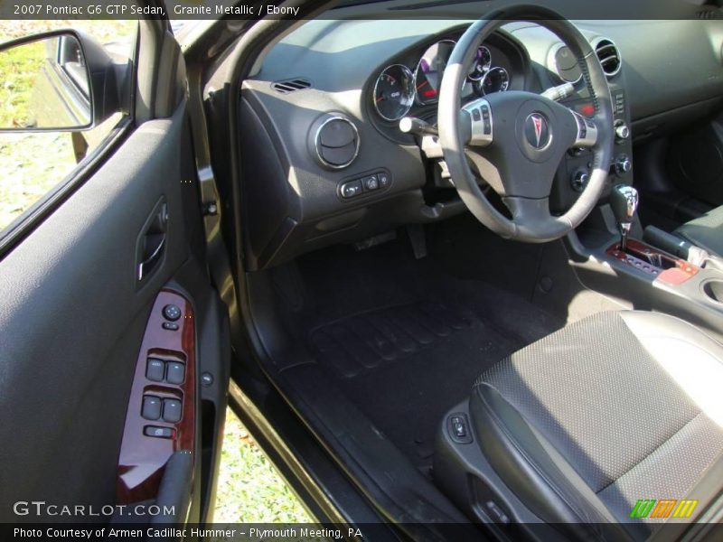 Granite Metallic / Ebony 2007 Pontiac G6 GTP Sedan