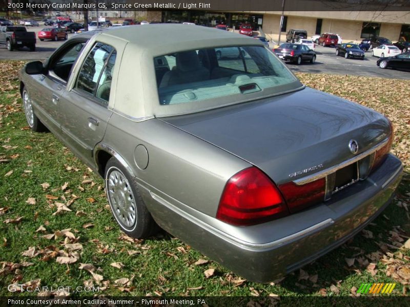 Spruce Green Metallic / Light Flint 2003 Mercury Grand Marquis GS