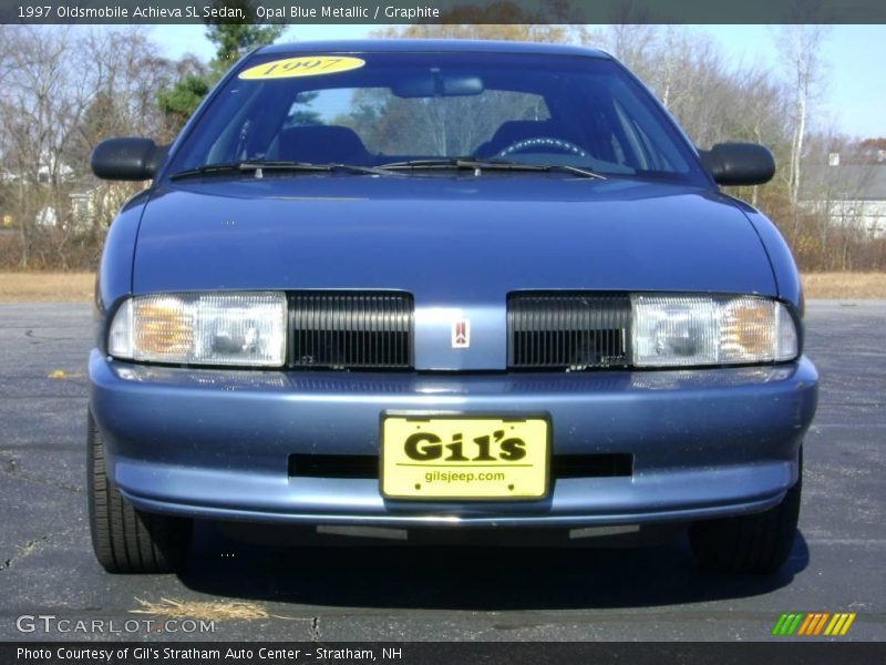 Opal Blue Metallic / Graphite 1997 Oldsmobile Achieva SL Sedan