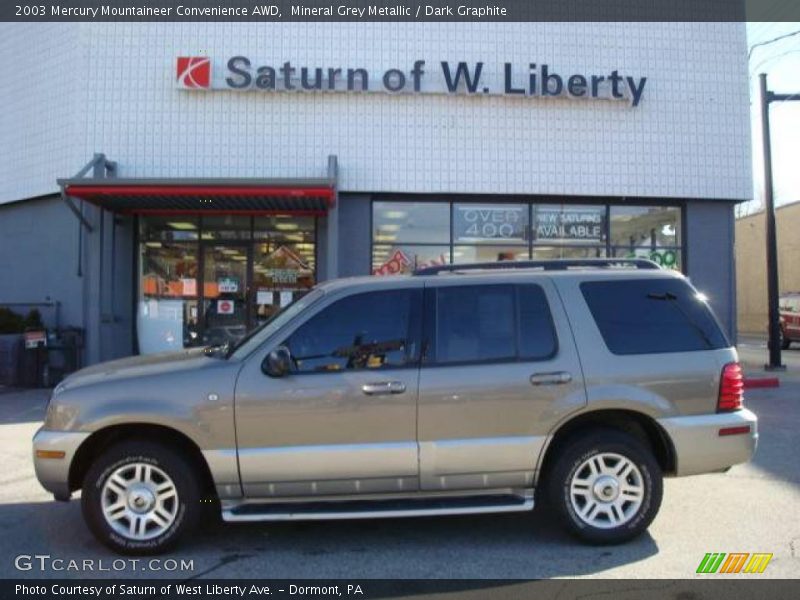 Mineral Grey Metallic / Dark Graphite 2003 Mercury Mountaineer Convenience AWD