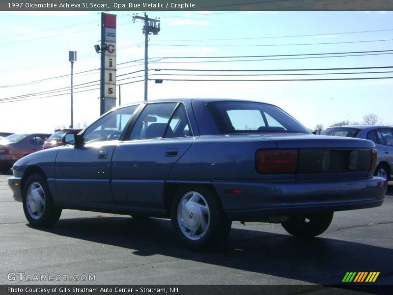 Opal Blue Metallic / Graphite 1997 Oldsmobile Achieva SL Sedan