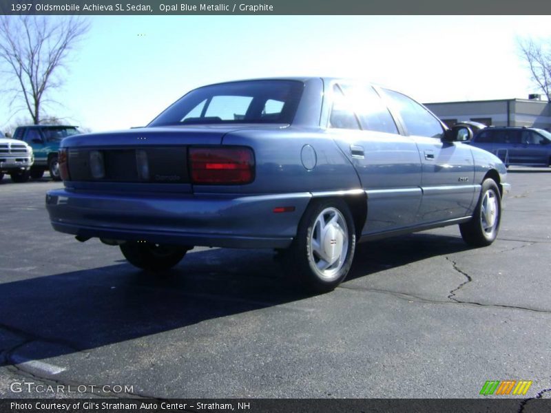 Opal Blue Metallic / Graphite 1997 Oldsmobile Achieva SL Sedan