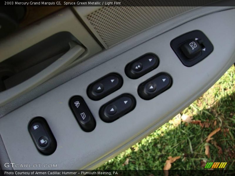 Spruce Green Metallic / Light Flint 2003 Mercury Grand Marquis GS