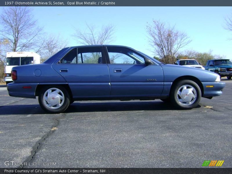 Opal Blue Metallic / Graphite 1997 Oldsmobile Achieva SL Sedan