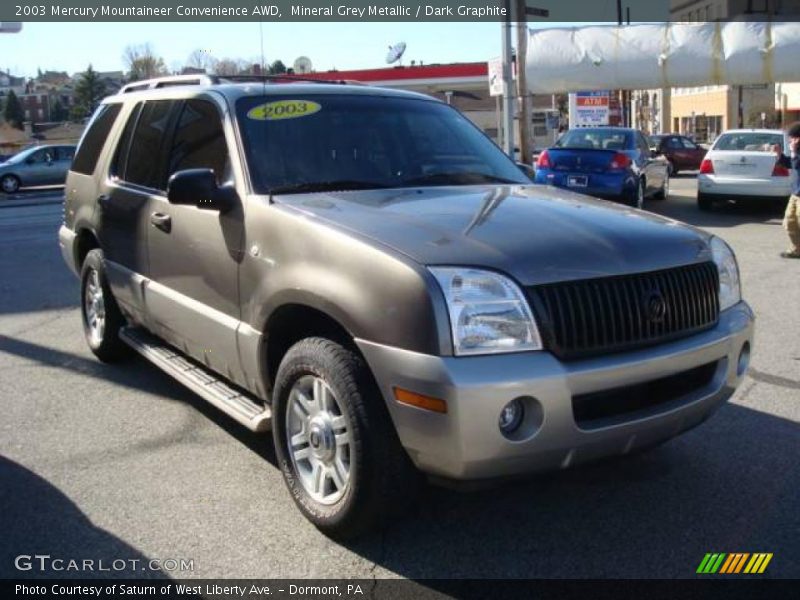 Mineral Grey Metallic / Dark Graphite 2003 Mercury Mountaineer Convenience AWD