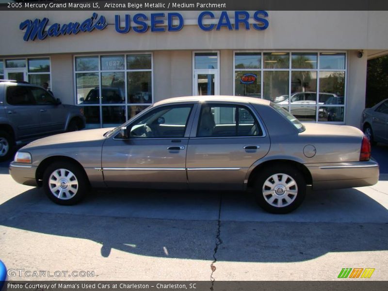 Arizona Beige Metallic / Medium Parchment 2005 Mercury Grand Marquis LS
