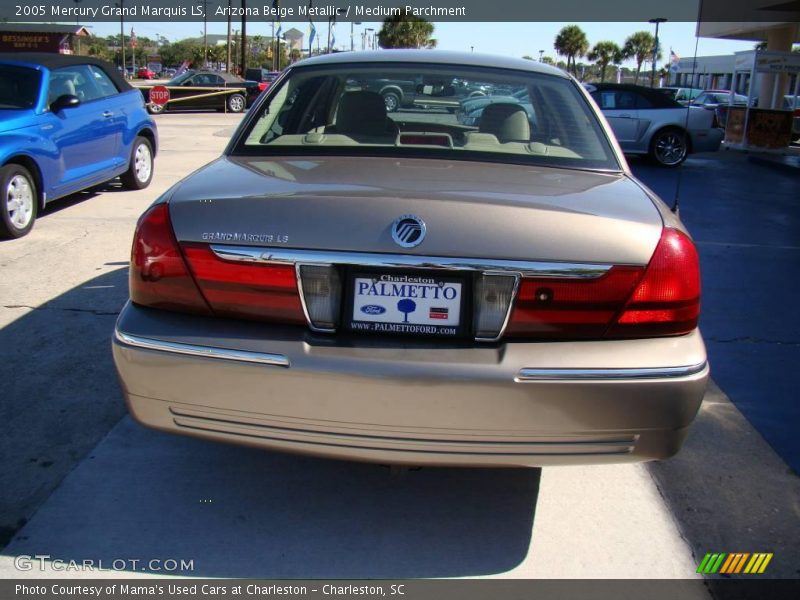 Arizona Beige Metallic / Medium Parchment 2005 Mercury Grand Marquis LS