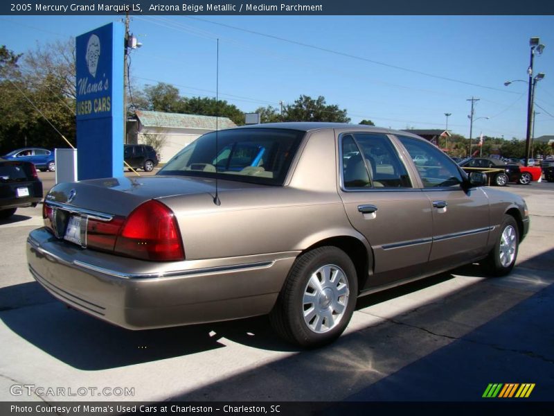 Arizona Beige Metallic / Medium Parchment 2005 Mercury Grand Marquis LS