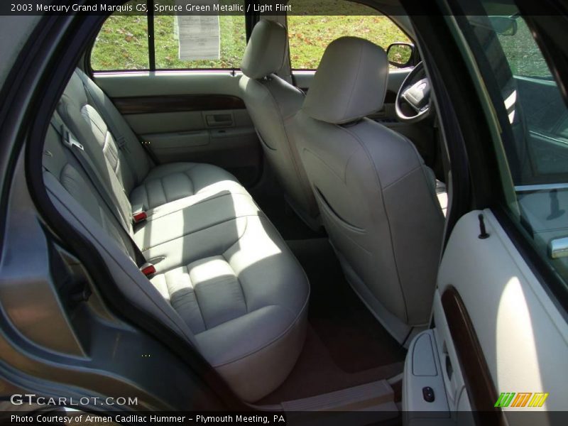 Spruce Green Metallic / Light Flint 2003 Mercury Grand Marquis GS