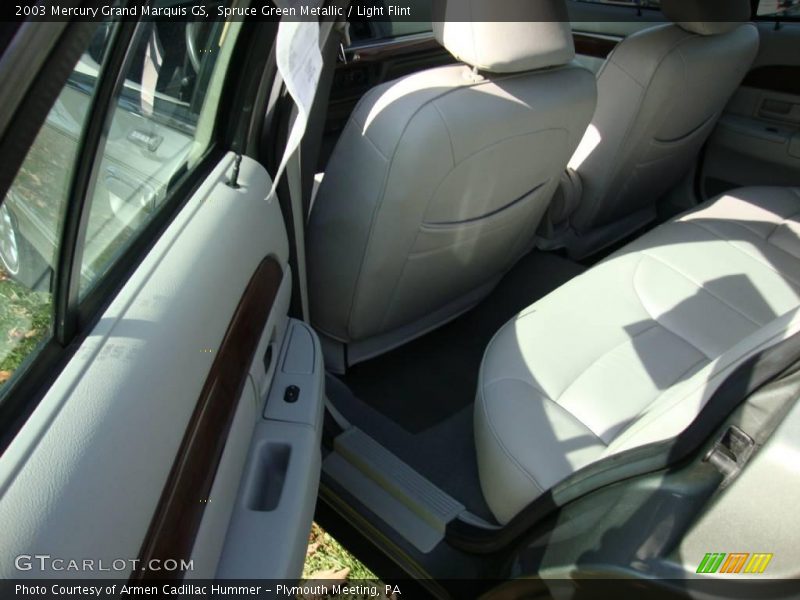 Spruce Green Metallic / Light Flint 2003 Mercury Grand Marquis GS