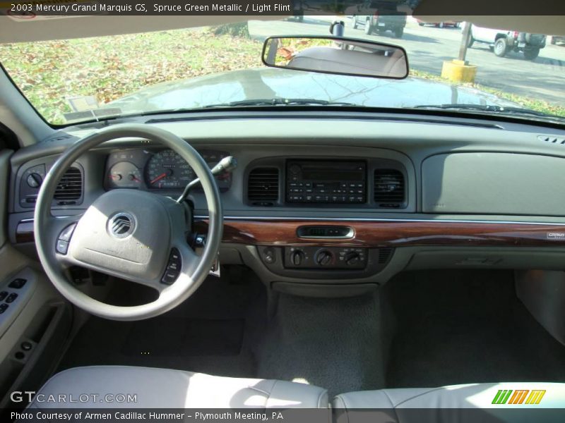 Spruce Green Metallic / Light Flint 2003 Mercury Grand Marquis GS