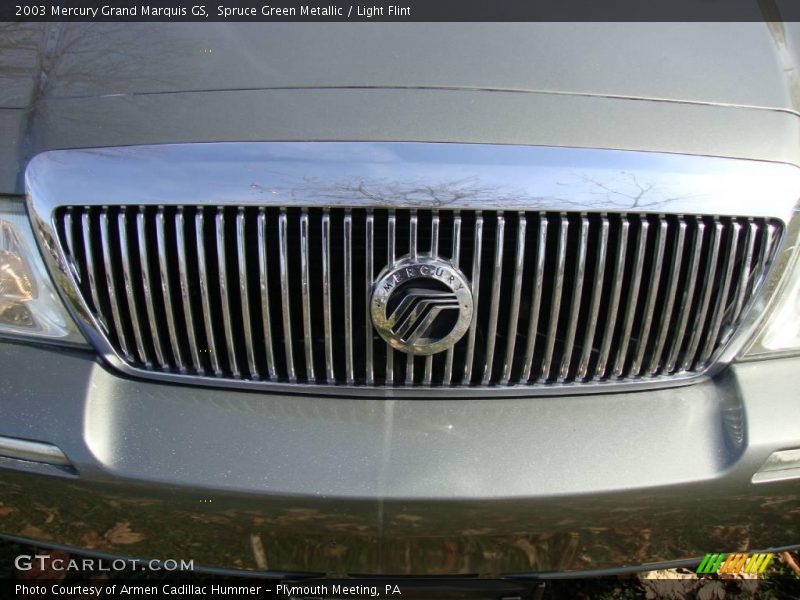 Spruce Green Metallic / Light Flint 2003 Mercury Grand Marquis GS