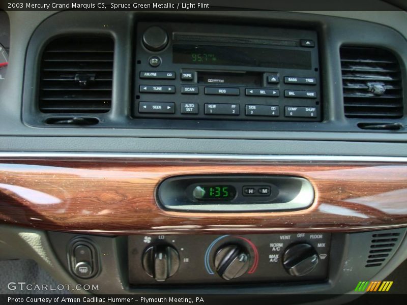 Spruce Green Metallic / Light Flint 2003 Mercury Grand Marquis GS