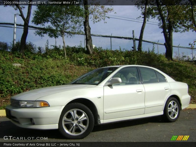 Northstar White / Tan 2000 Mitsubishi Galant ES V6