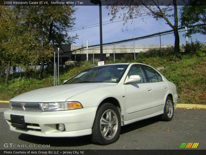 Northstar White / Tan 2000 Mitsubishi Galant ES V6