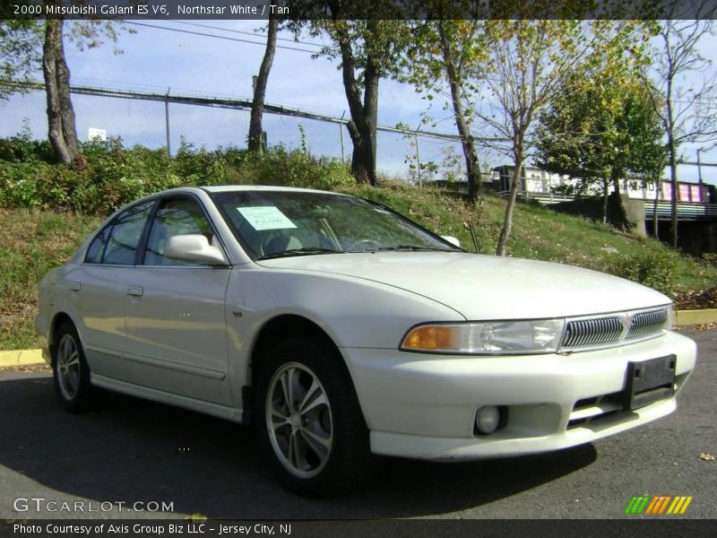 Northstar White / Tan 2000 Mitsubishi Galant ES V6
