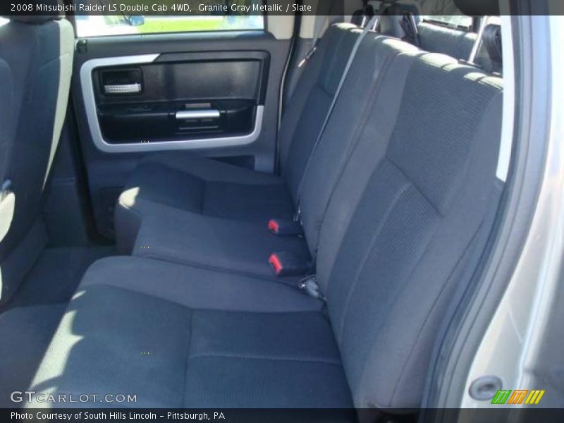 Granite Gray Metallic / Slate 2008 Mitsubishi Raider LS Double Cab 4WD