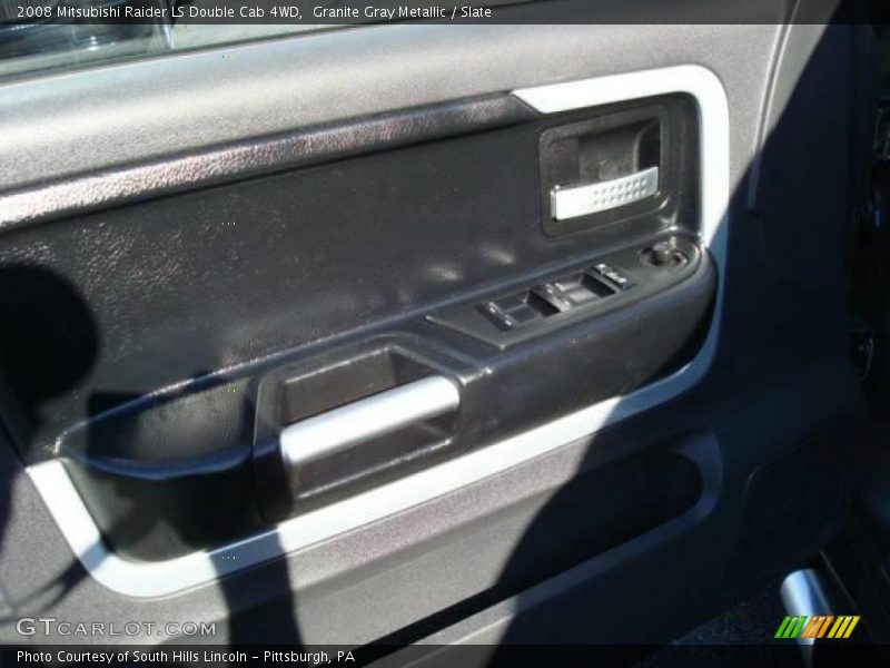 Granite Gray Metallic / Slate 2008 Mitsubishi Raider LS Double Cab 4WD