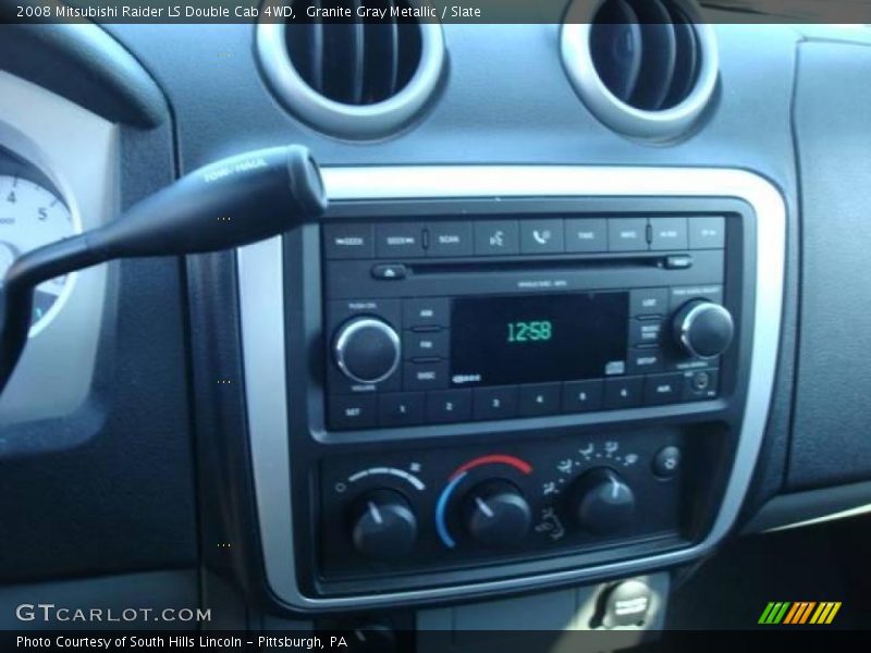 Granite Gray Metallic / Slate 2008 Mitsubishi Raider LS Double Cab 4WD