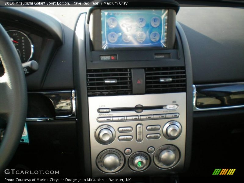 Rave Red Pearl / Medium Gray 2010 Mitsubishi Galant Sport Edition