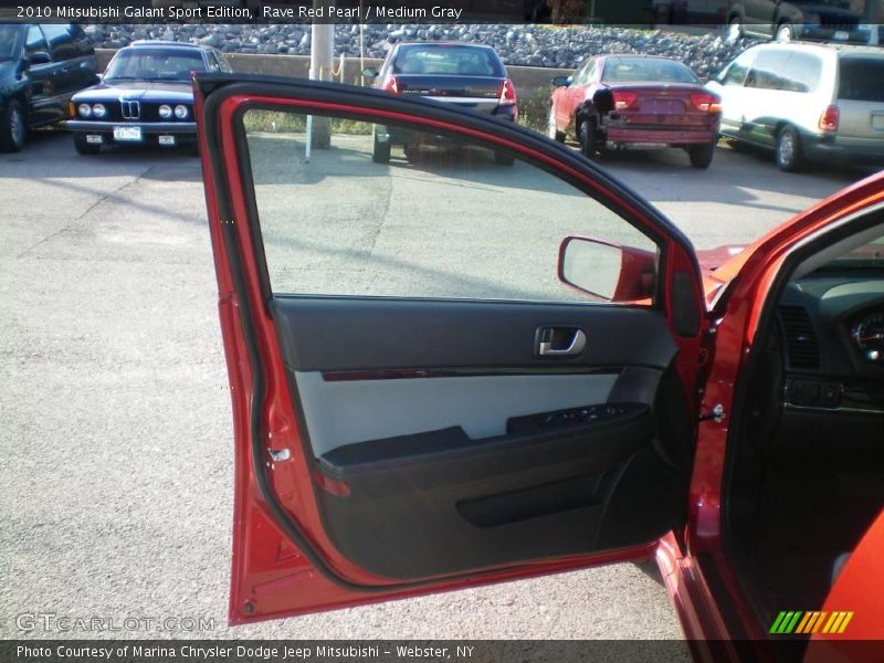 Rave Red Pearl / Medium Gray 2010 Mitsubishi Galant Sport Edition
