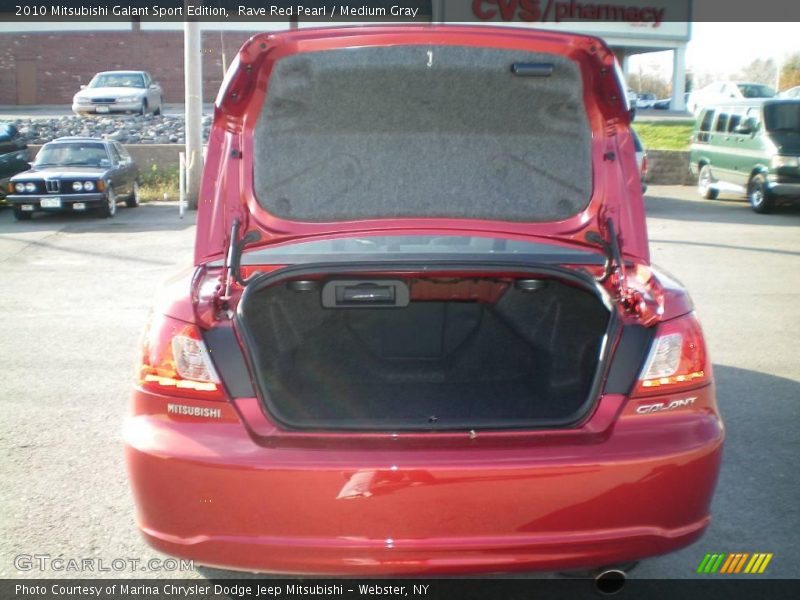 Rave Red Pearl / Medium Gray 2010 Mitsubishi Galant Sport Edition