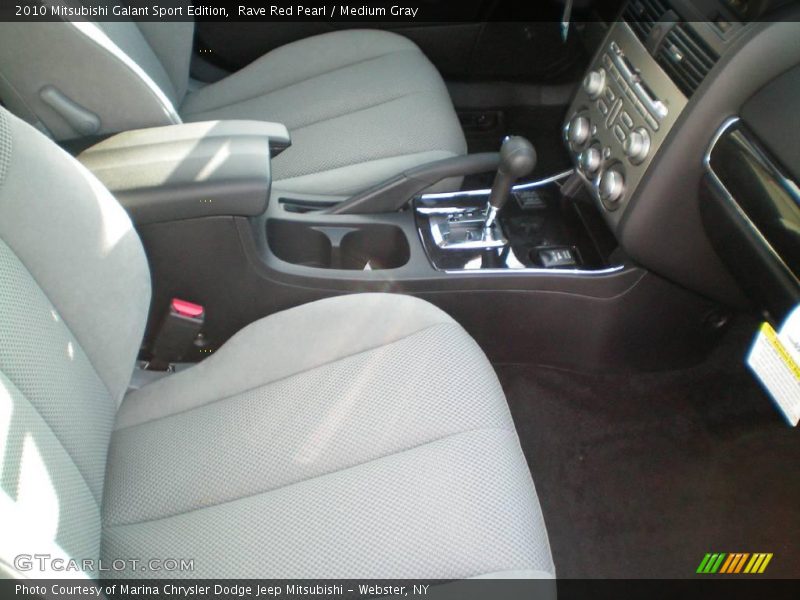 Rave Red Pearl / Medium Gray 2010 Mitsubishi Galant Sport Edition