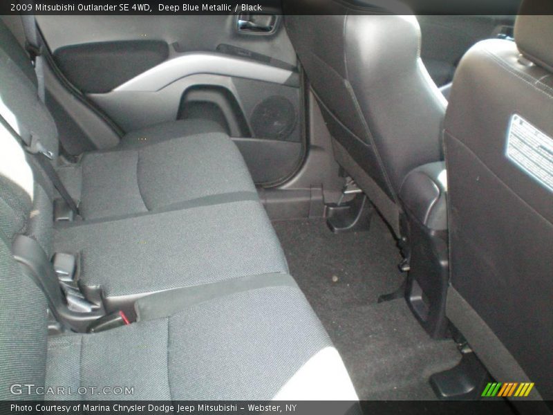Deep Blue Metallic / Black 2009 Mitsubishi Outlander SE 4WD