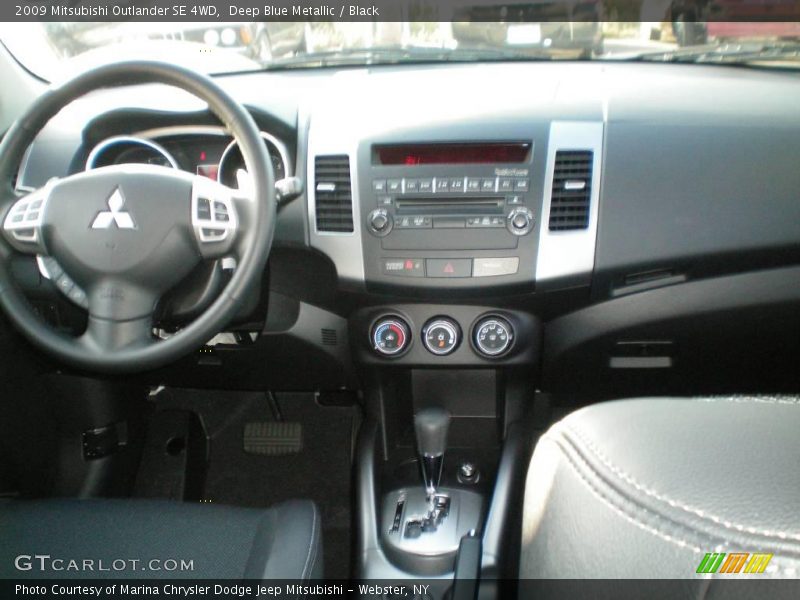 Deep Blue Metallic / Black 2009 Mitsubishi Outlander SE 4WD