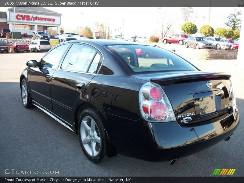 Super Black / Frost Gray 2005 Nissan Altima 3.5 SE