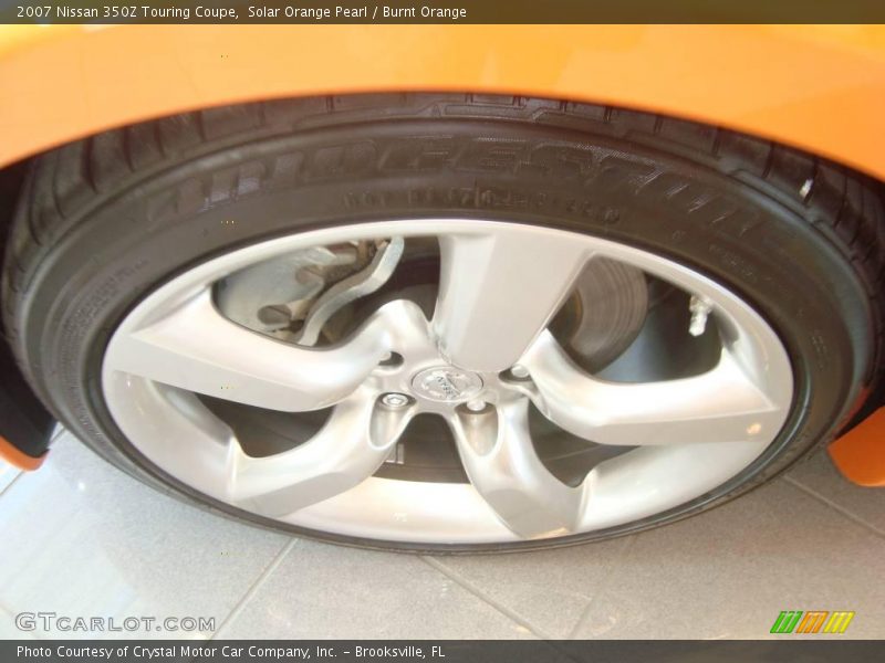 Solar Orange Pearl / Burnt Orange 2007 Nissan 350Z Touring Coupe