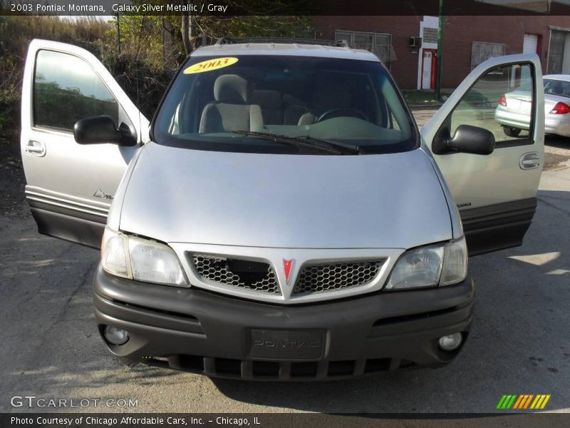 Galaxy Silver Metallic / Gray 2003 Pontiac Montana