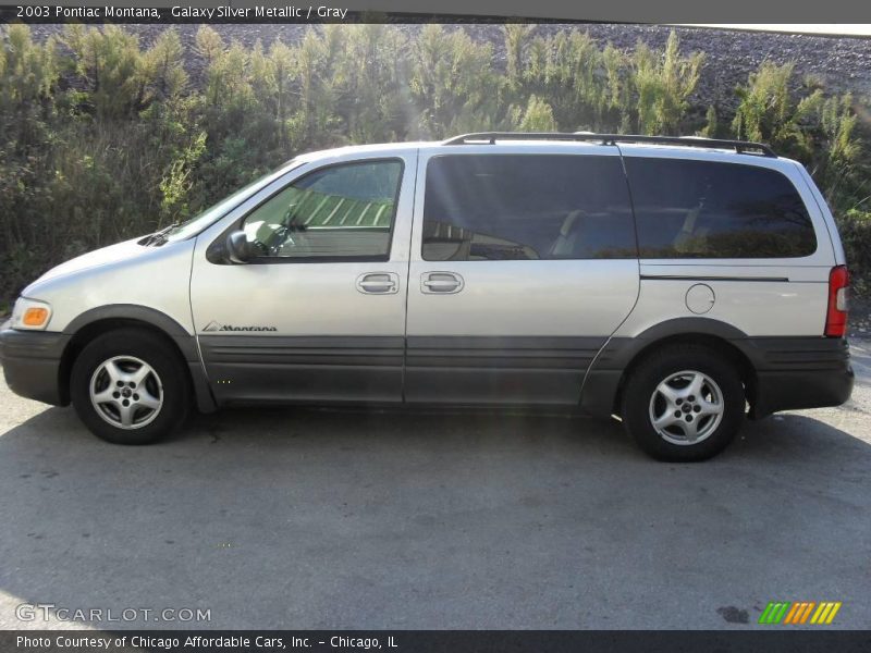 Galaxy Silver Metallic / Gray 2003 Pontiac Montana