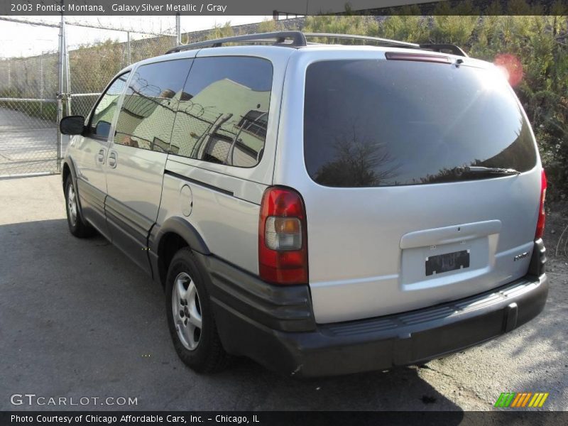 Galaxy Silver Metallic / Gray 2003 Pontiac Montana