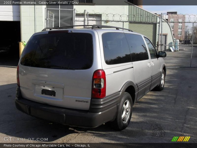 Galaxy Silver Metallic / Gray 2003 Pontiac Montana