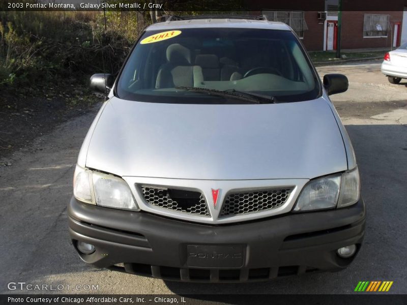 Galaxy Silver Metallic / Gray 2003 Pontiac Montana