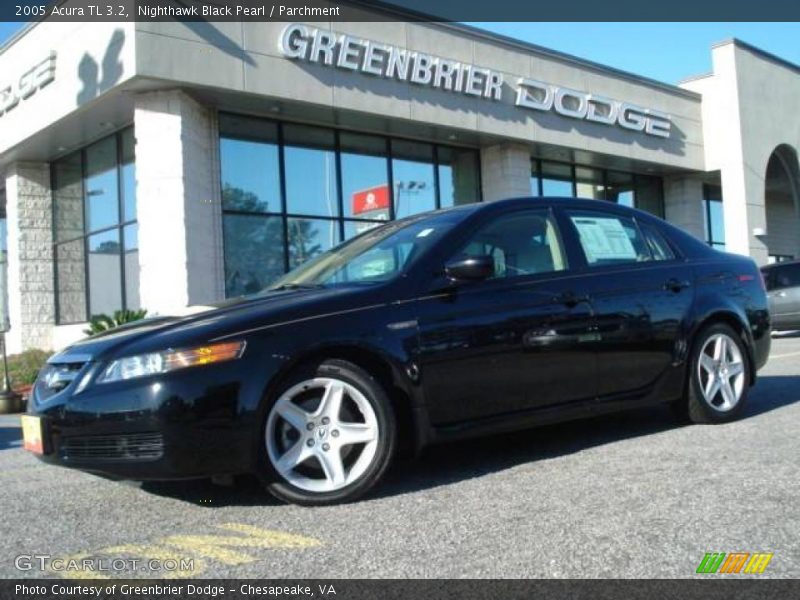 Nighthawk Black Pearl / Parchment 2005 Acura TL 3.2