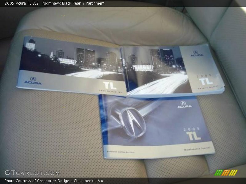 Nighthawk Black Pearl / Parchment 2005 Acura TL 3.2