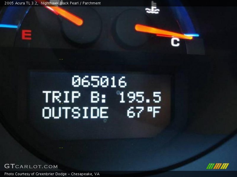 Nighthawk Black Pearl / Parchment 2005 Acura TL 3.2