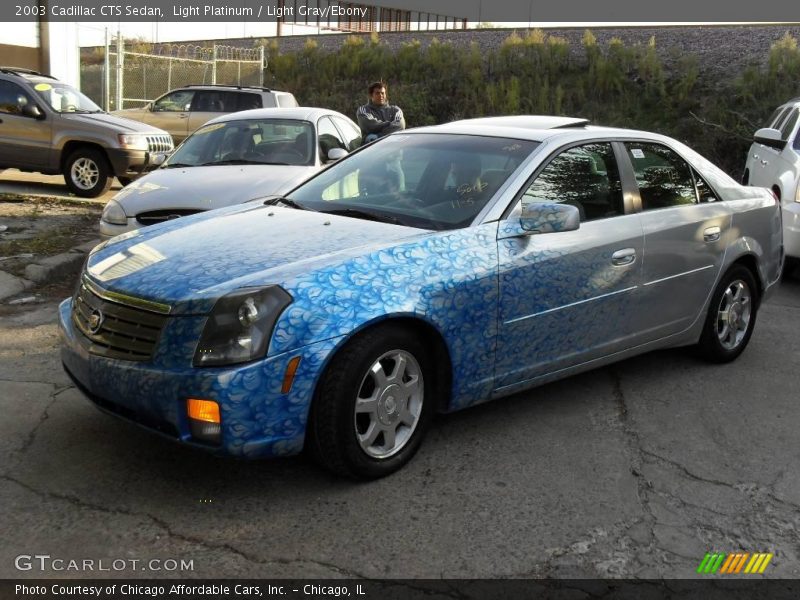 Light Platinum / Light Gray/Ebony 2003 Cadillac CTS Sedan