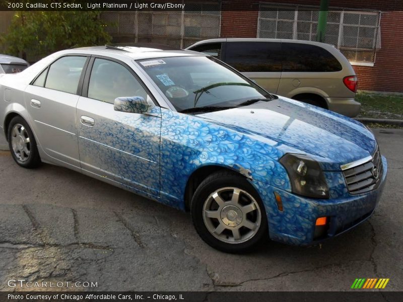 Light Platinum / Light Gray/Ebony 2003 Cadillac CTS Sedan